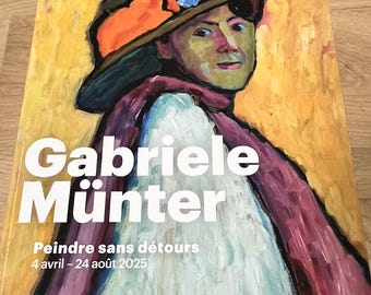 Gabrielle MUNTER - Exhibition Poster, 2025 - MOMA Paris - Home Decor - Wall Decor - Expressionism - Der blaue Reiter