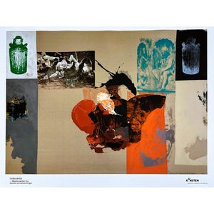 Robert RAUSCHENBERG - 2012 exhibition poster - Modern art, Pop art, Postmodern - Home Decor - Wall Decor