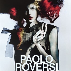 Affiche de l'exposition Paolo ROVERSI 2024 Musée de la mode, Palais Galliera Paris Photographie de mode Icône image 2