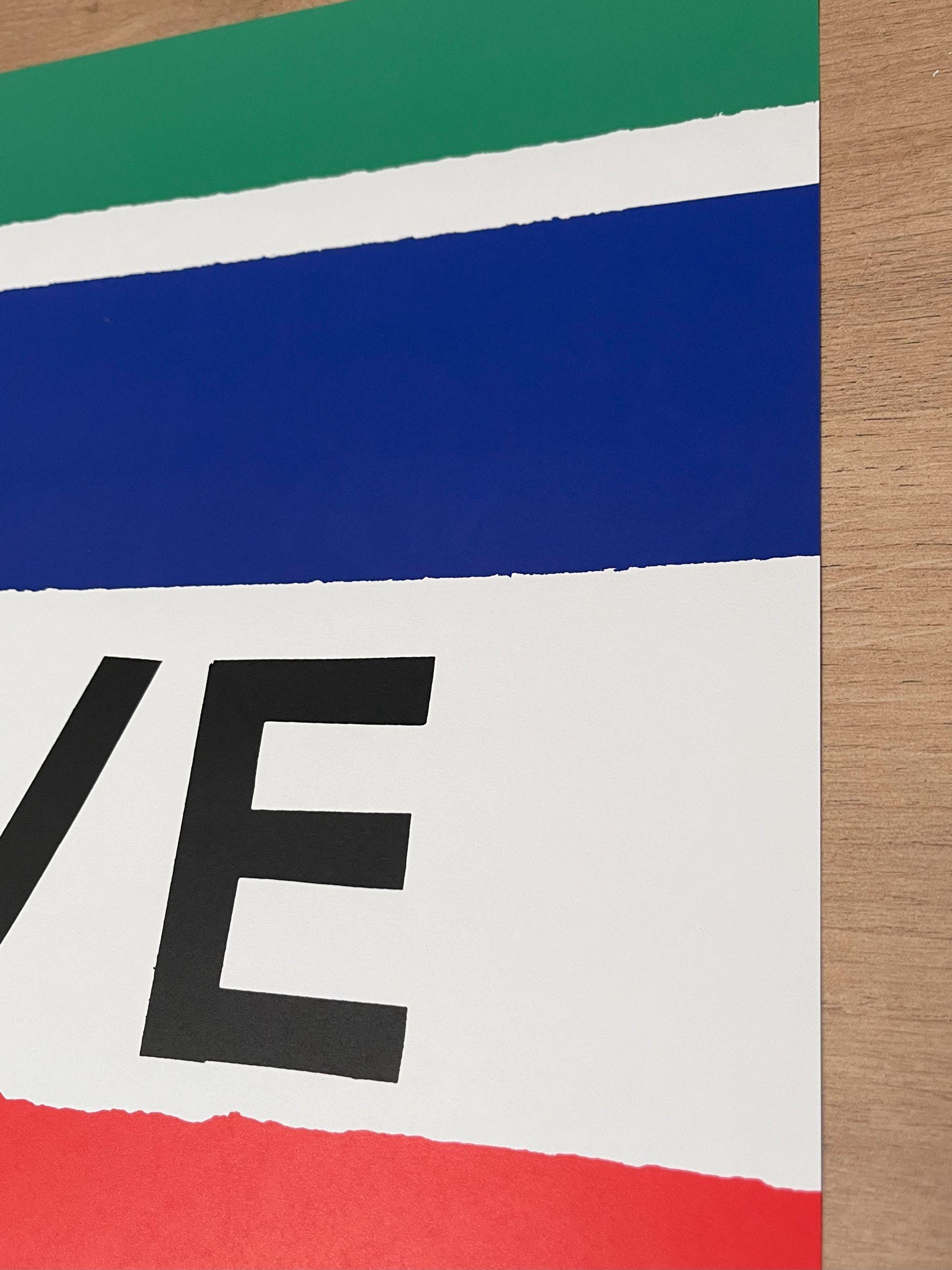 YSL Yves Saint Laurent - Original 1984 LOVE Print - Vintage