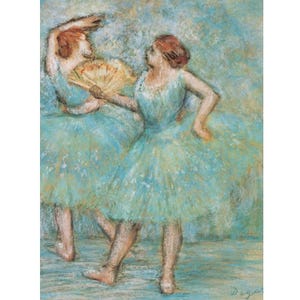 EDGAR DETAS - Ausstellungsplakat - Moderne Kunst - Impressionismus - Museumsdruck - Tänzer - Wand Dekoration - Wohnkultur