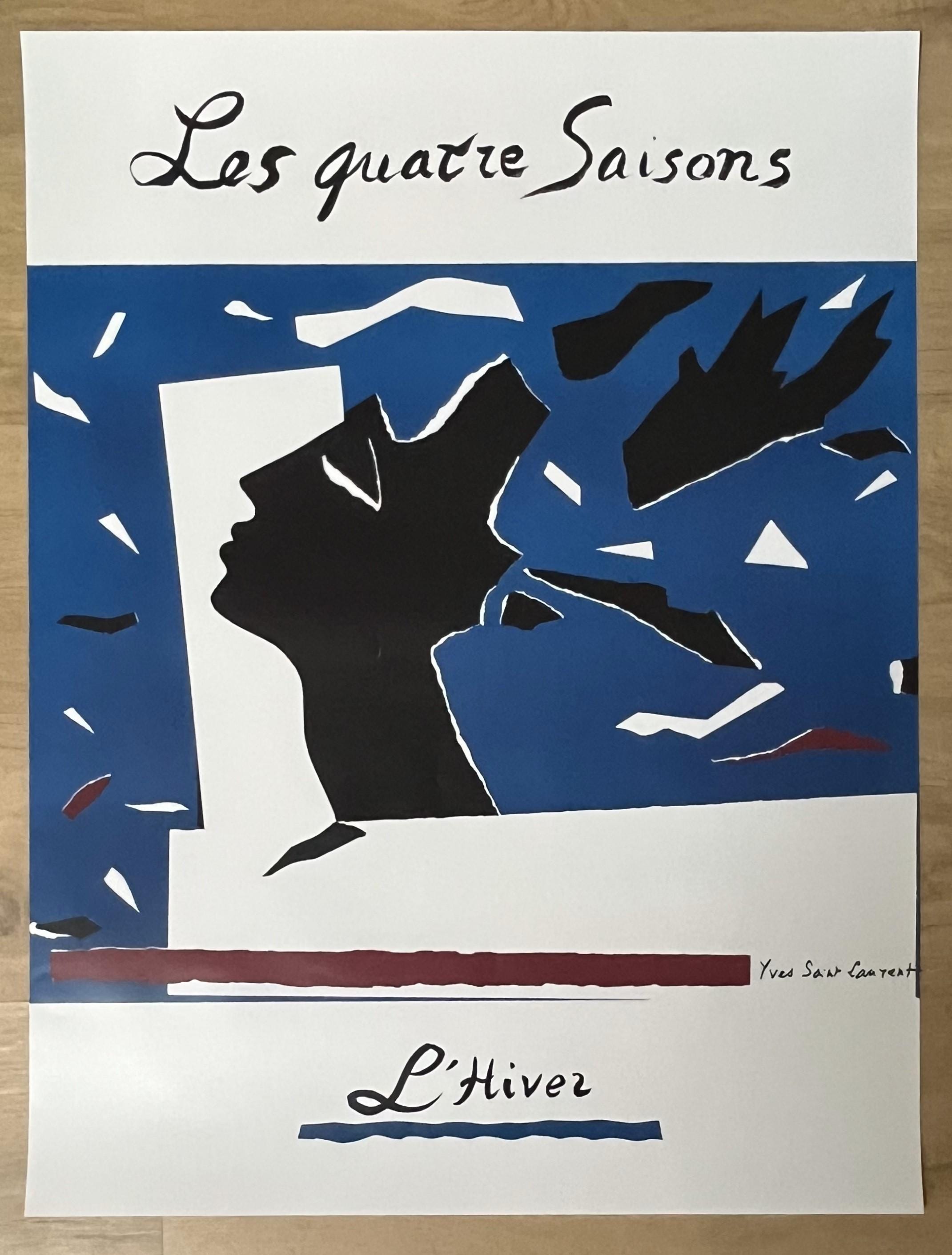 Yves Saint Laurent Poster | 1983 NY Exhibition | YSL Art Print - Etsy