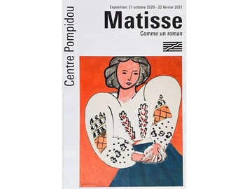 Affiche de l'exposition HENRI MATISSE - Musée Pompidou Paris 2020 - Art moderne