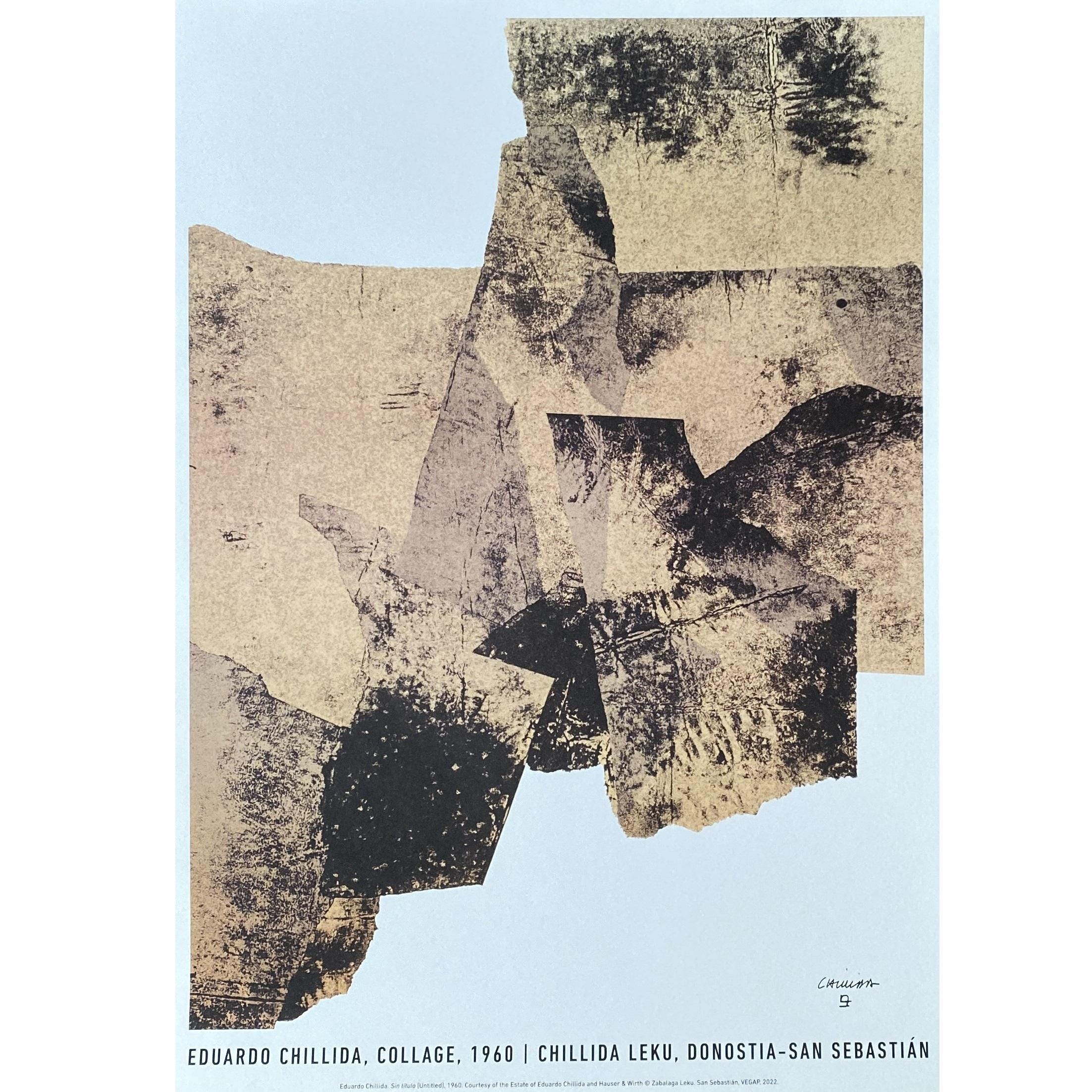 Eduardo CHILLIDA, Exhibition Poster - Abstract Art - Spanish Art - Sculpture - Home Decor - Wall Decor