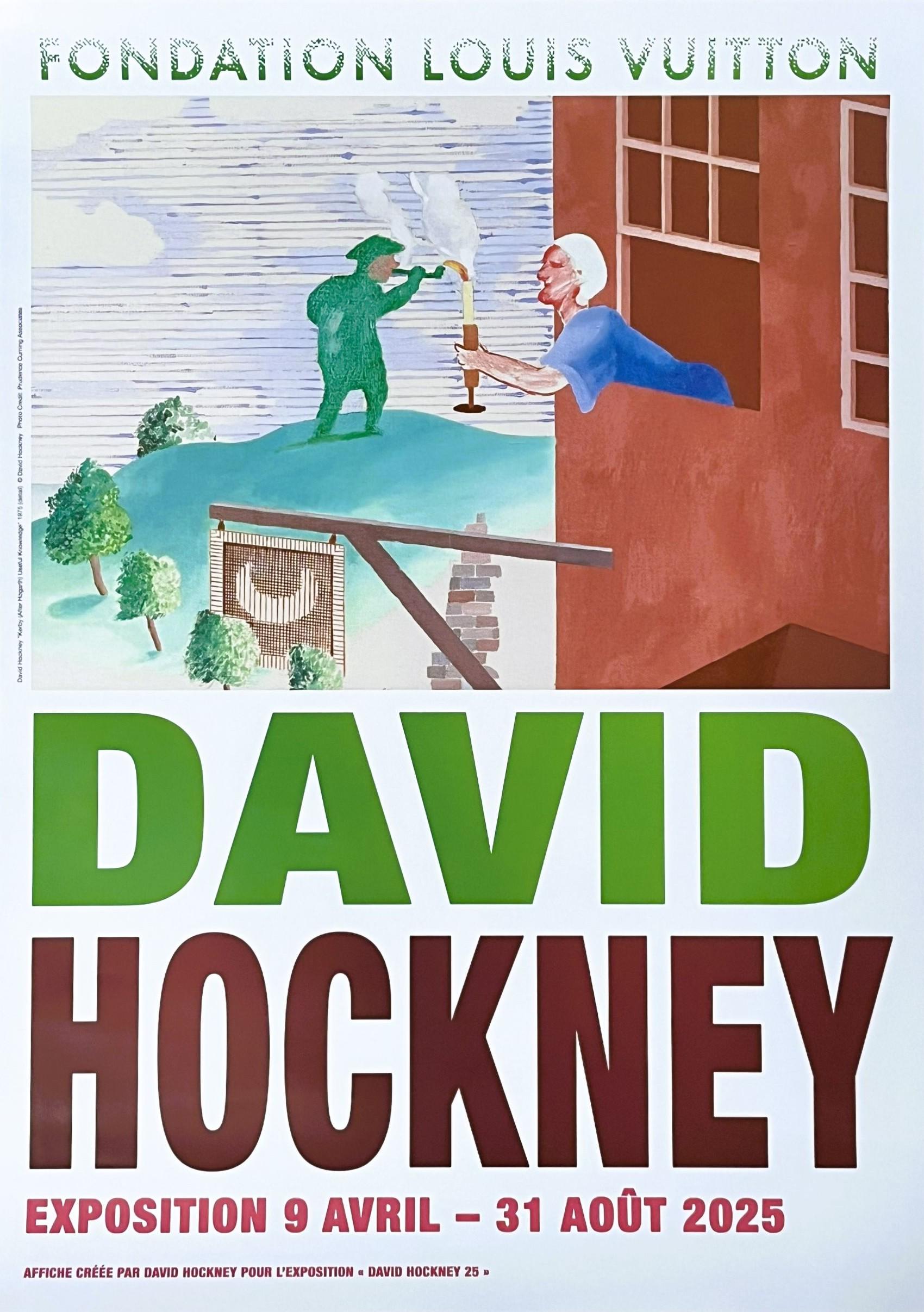 David HOCKNEY - Exhibition Poster - Louis Vuitton Foundation 2025