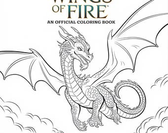 Alas de fuego: un libro para colorear oficial