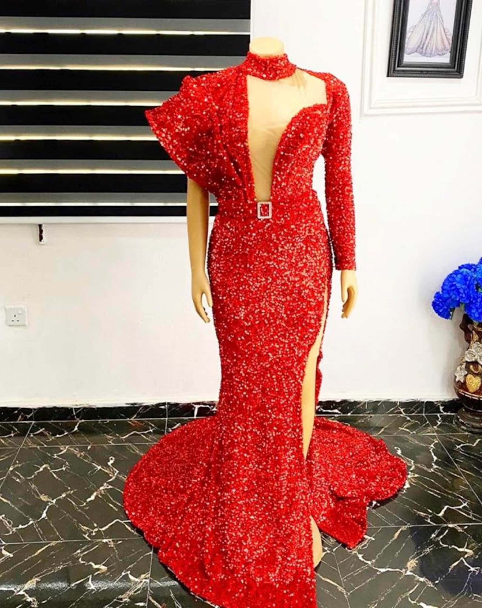 Red Heart Neckline Sling Cocktail Dress for Women, Party Evening Formal Mini Dress