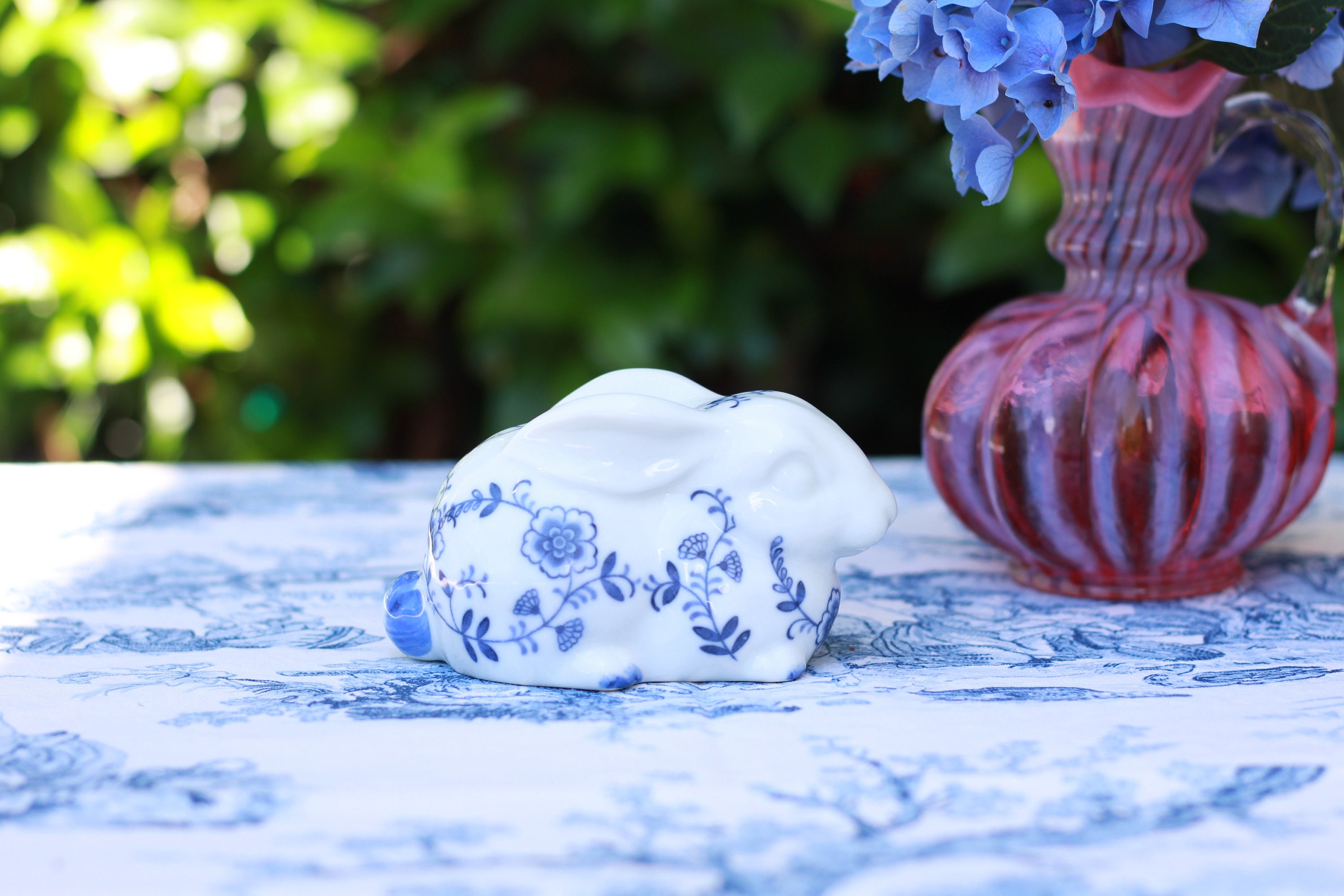 Andrea by Sadek Blue and White - Etsy