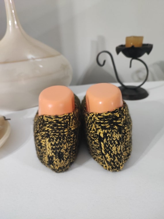 Handmade slippers, knitted slippers, winter slipp… - image 7