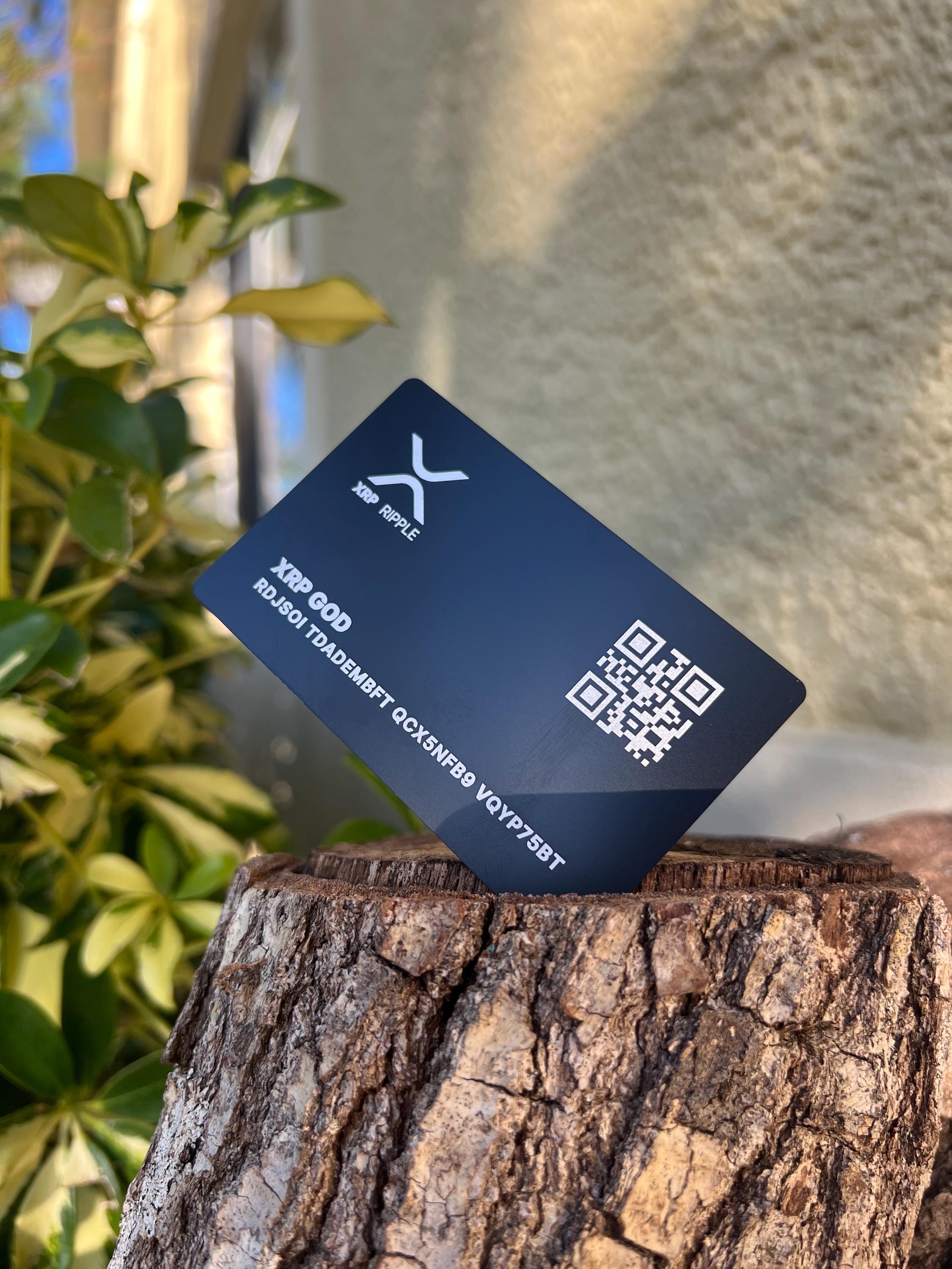 Crypto Wallet Metal Card (all Cryptos!) Accept Crypto in Person (bitcoin,  ETH, XRP, Solana and More) - Etsy