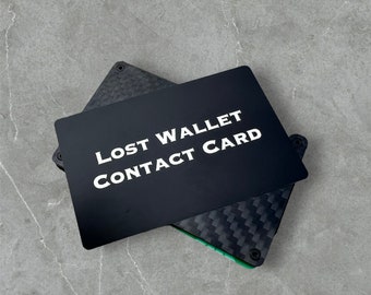 Lost Wallet Contact Card Great Gift Idea