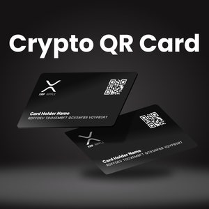Tarjeta de metal para billetera criptográfica (¡todas las criptomonedas!) Acepta criptomonedas en persona (Bitcoin, ETH, XRP, Solana y más)
