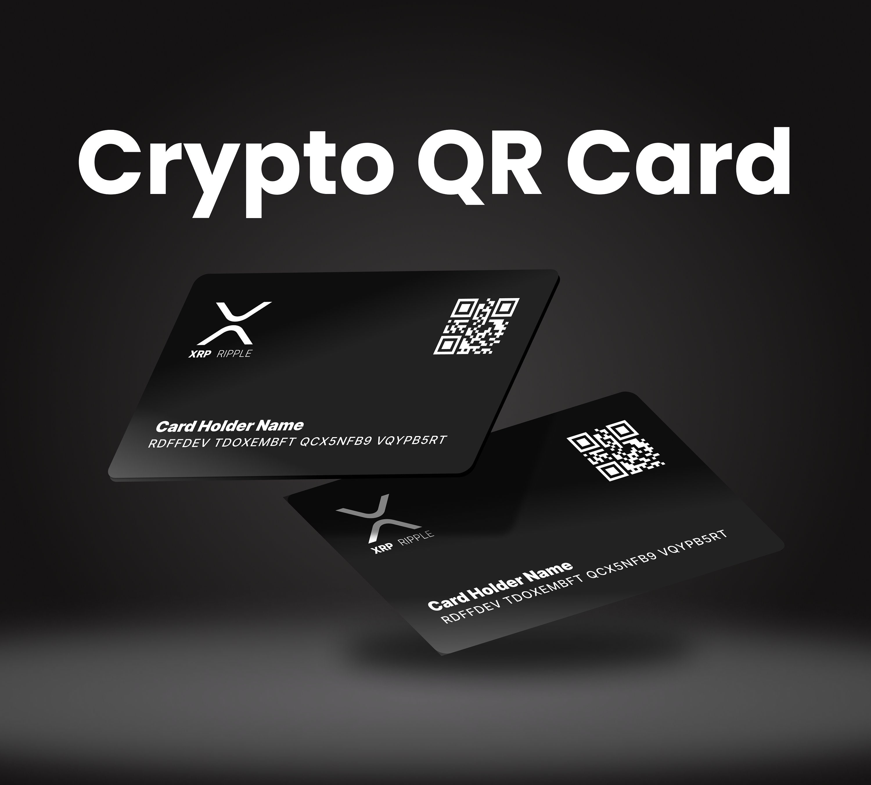 Crypto Wallet Metal Card (all Cryptos!) Accept Crypto in Person (bitcoin,  ETH, XRP, Solana and More) - Etsy