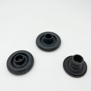 Black Ceramic Candlestick Holder Set