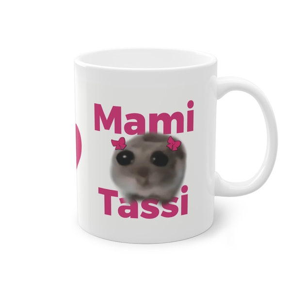 Hamsti Mami Tassi | Muttertag Geschenk für Mama | Überraschung | Kaffee Tee Tasse | Liebe