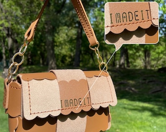 Cracker Patch Bag in Almond Beige (DIY Time 4-6h)