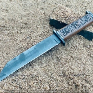 Small seax knife, viking knife, hand forged knife, Viking machete, Viking knife, handmade knife Mothers Day Gift