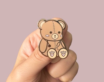 PEDIATRIC CARE BEAR Enamel Pin - Nursing - Medical - Health - Nursing gift - Peds Pin - Teddy bear - Labor and delivery pin