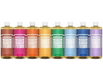 Dr. Bronner's 2 X 32oz Castile Liquid Soap - Choose Your Scents