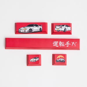 Red JDM Accent Set Keycaps