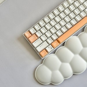 Custome keycaps - Cherry Profile - 5 Keys -  Cute Keycaps for Mechanical Keyboard Minimalist Orange Gifts for her