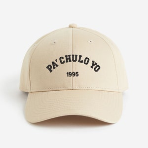 Gorras bordadas personalizadas con textos/Frases