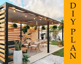 Diy BackYard Patio, Diy Gazebo Plan, Diy Arbor Plan Pergola Plan,DIY Backyard Patio, DIY Gazebo Plan, DIY Gazebo Plan, Modern Pergola Plans