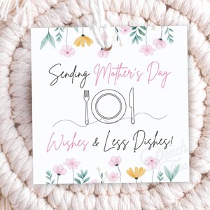 Muttertagsgeschenkanhänger, alles Gute zum Muttertag, DIY Geschenkideen zum Muttertag, druckbarer Geschenkanhänger, Geschirranhänger, digitaler Download