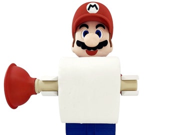 Lego Style Super Mario Toilet Paper Holder