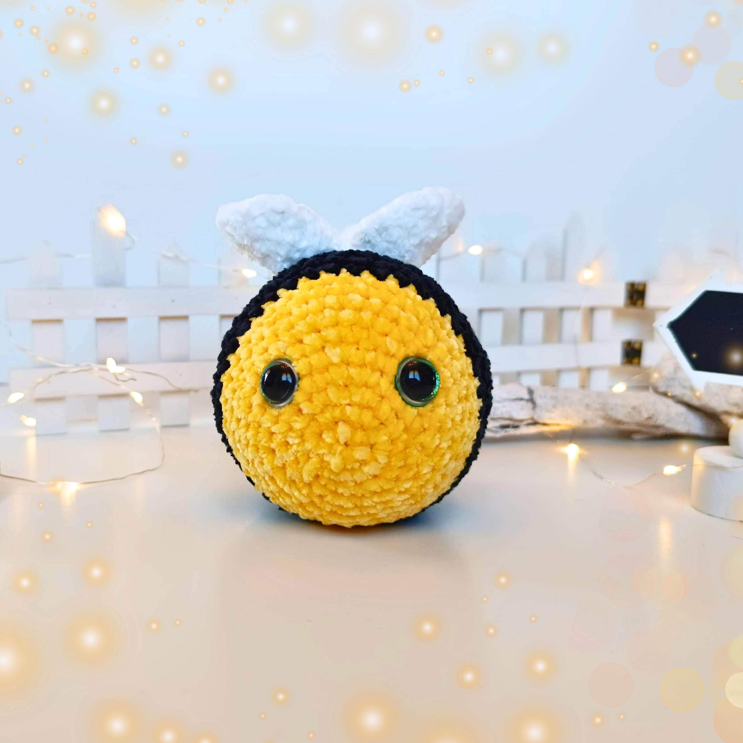 Bumblebee Crochet Pattern PDF – No-sew Mini Bee Plush “honey ...