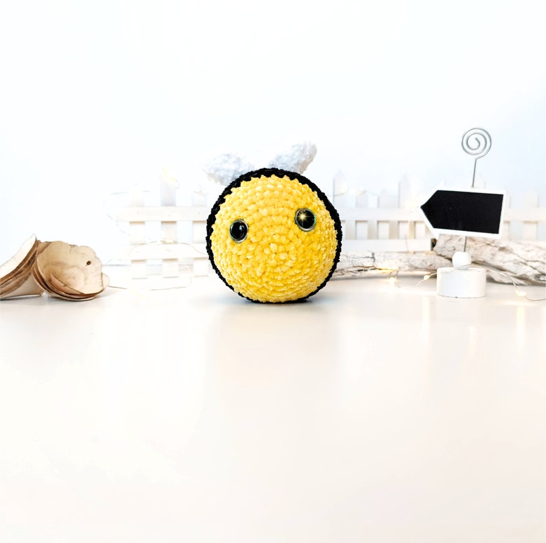 Bumblebee Crochet Pattern PDF – No-sew Mini Bee Plush “honey ...