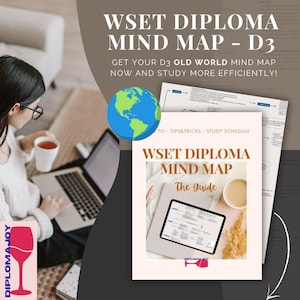 WSET Diploma Resource, D3 Mind Map Old World, WSET Level 4, wset study material, wset Diploma resources, wset diploma revision