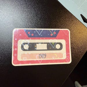 TS 1989 Cassette Waterproof Vinyl Sticker