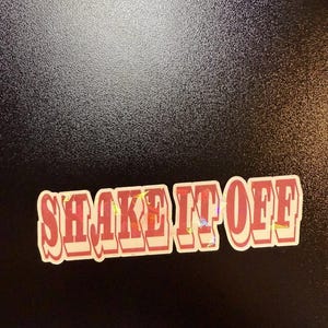 TS Shake it Off inspiriert wasserfester Vinyl-Aufkleber