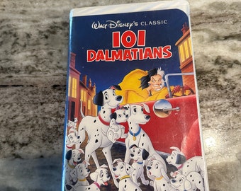 Rare VHS Black Diamond Edition 101 Dalmatians by Shellsgemz