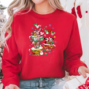 Disney Christmas Sweatshirt, Christmas Family Sweatshirt, Matching Christmas Sweatshirts, Christmas Sweatshirt, Disney Sweatshirts