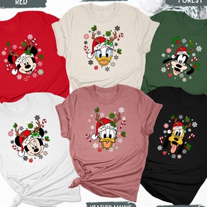 Disney Christmas Shirt, Christmas Shirt, Disney Family Christmas Shirt, Disney Matching Shirt, Disney Character Christmas, Christmas Gift