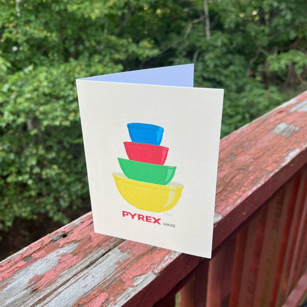 Vintage-style Pyrex Birthday Card | "you Were Built to Last, Happy ...