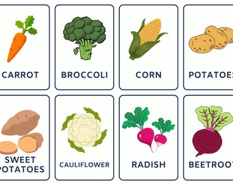 Vegetable Flashcards