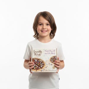 Kit de repostería para niños, kit para crear tu propia pizza de postre, cesta de regalo personalizada para buzón, kit de comida, cesta de regalo infantil, actividad culinaria DIY imagen 2