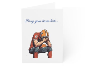 Sorry Your Sports Team Lost - Funny Greeting Card
