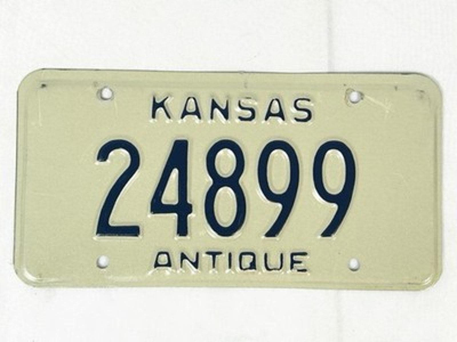 Old Kansas License Plate - Etsy