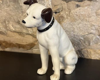 Vintage RCA Victor Dog Nipper Ceramic 6.5" Made in Japan
