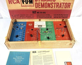Vtg RCA Dynamic Demonstrator Kit WE-95A K Volt-Ohm Milliammeter NOS