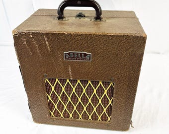 Vtg 1950s Bell Sound Systems Model 2198 Tube Phonograph Record Player - READ