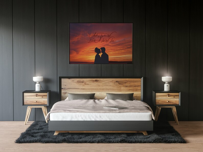 And so Together We Built A Life We Love, Love Wall Art, Word Wall Art ...