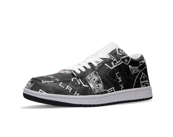 Los Angeles Kings low top custom sneaker jordan 1 inspired | NHL | Stanley cup | hockey | ice hockey | LA