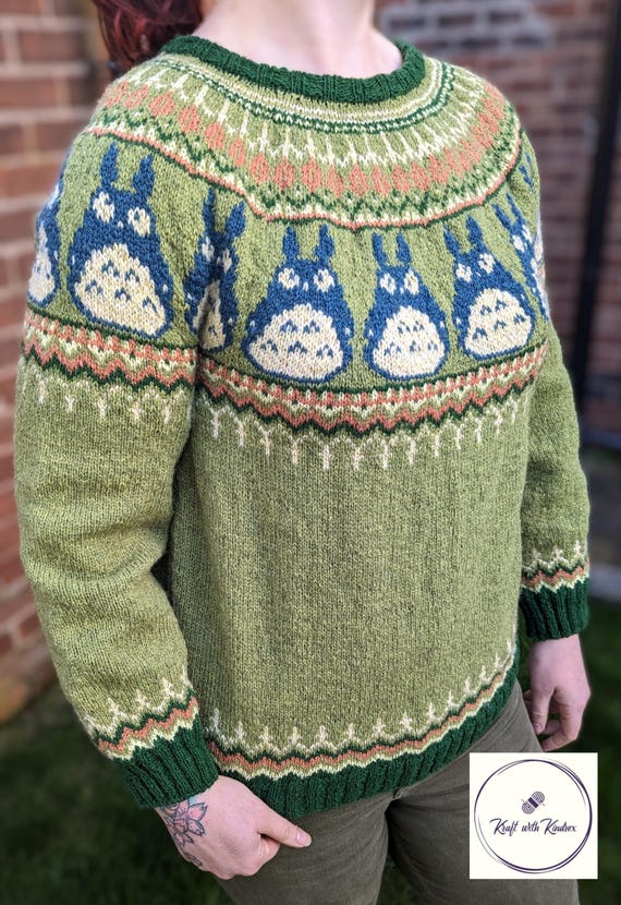 Knitting Pattern: Forest Spirit Fair Isle Jumper