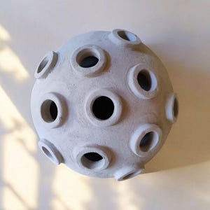 Unique handformed ceramic handmade wall light lamp sconce contemporary wall light