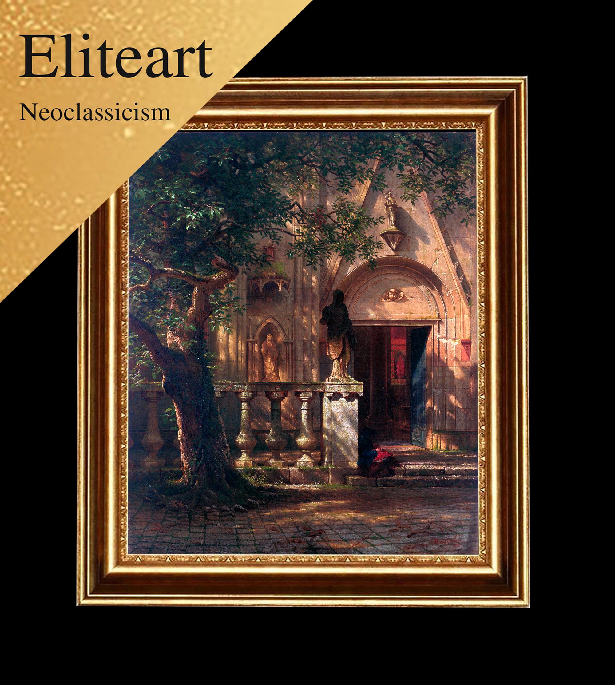 Eliteart-sunlight and Shadow by Albert Bierstadt - Etsy